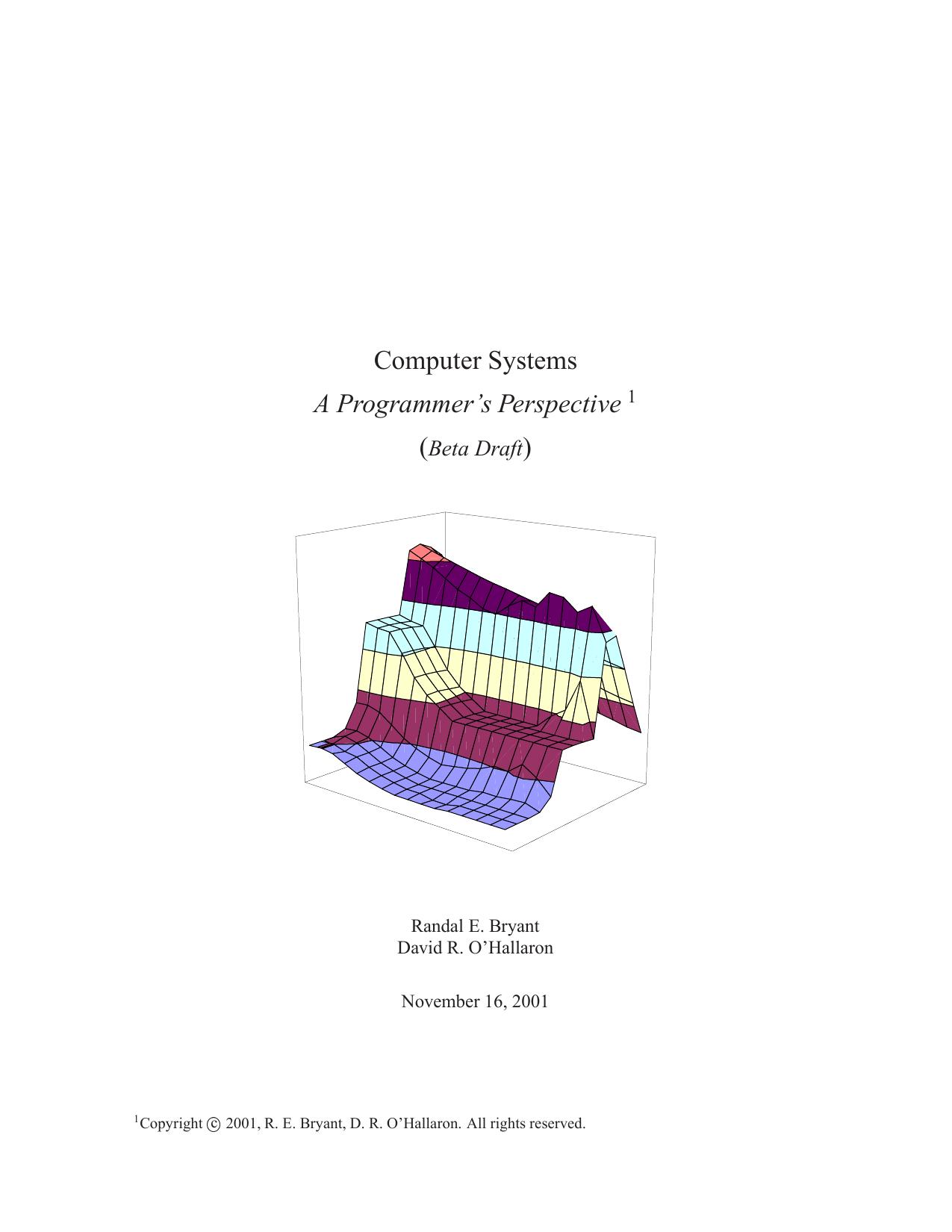 Computer Systems: A Programmer's Perspective